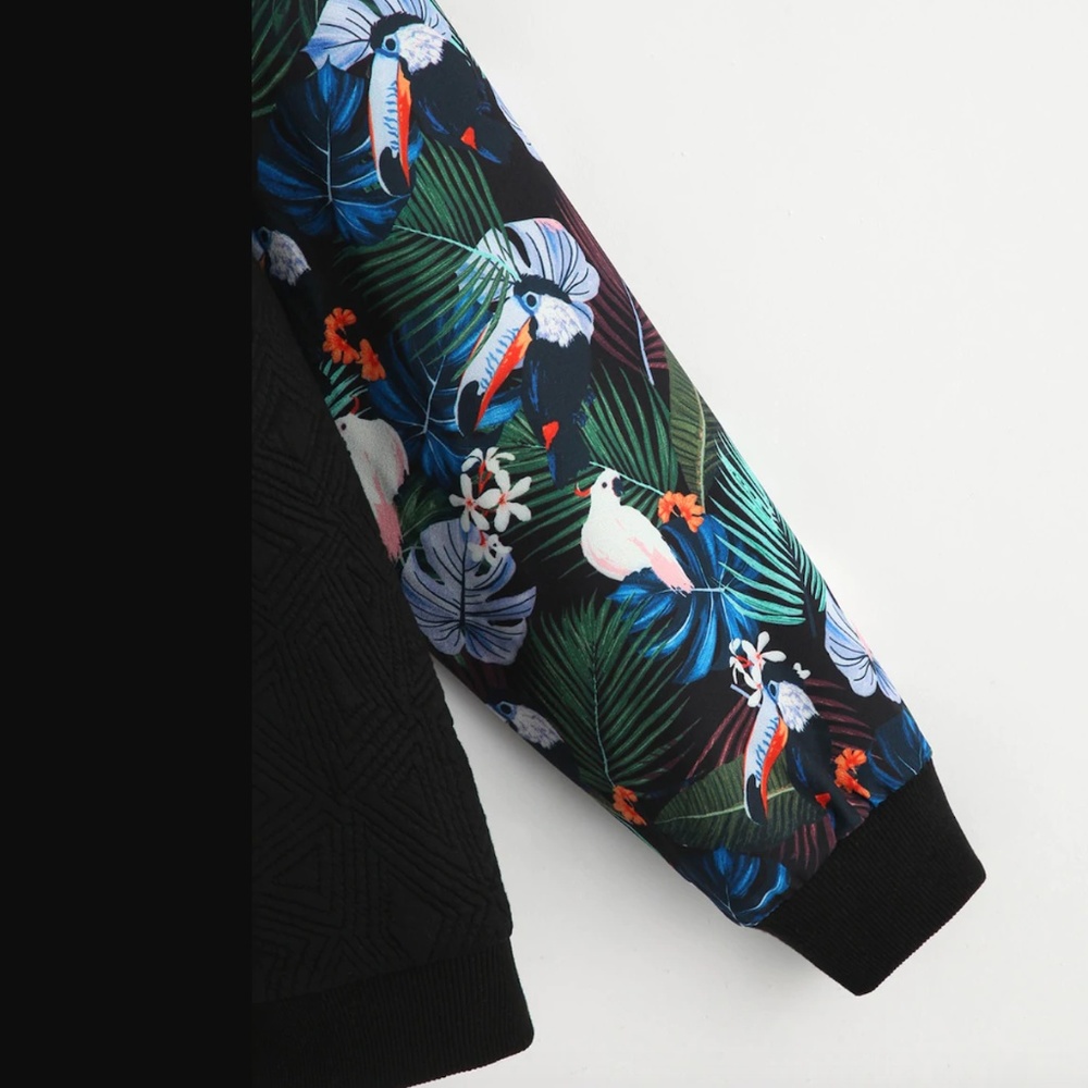 Tropical Print Sweatshirt - Picture 4 of 4
